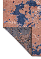 Flash Navy Blue - Light Coral Rug