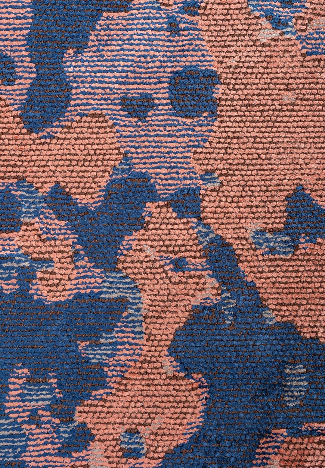 Flash Navy Blue - Light Coral Rug
