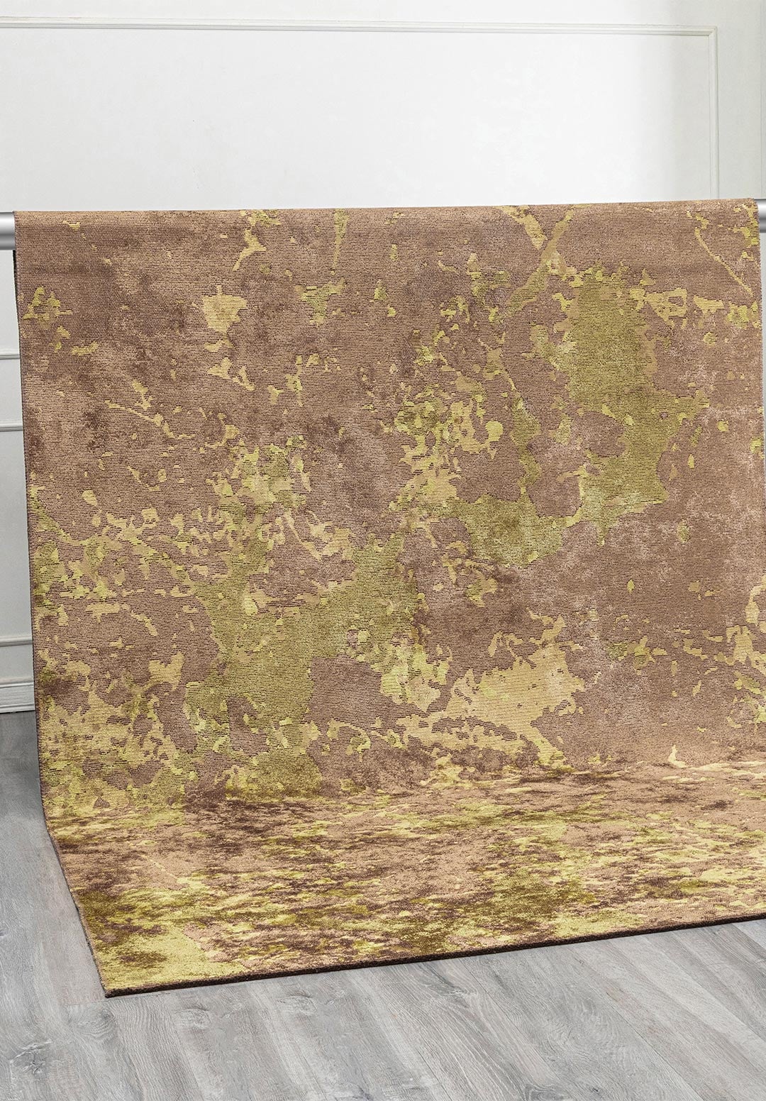 Flash Green - Mink Rug
