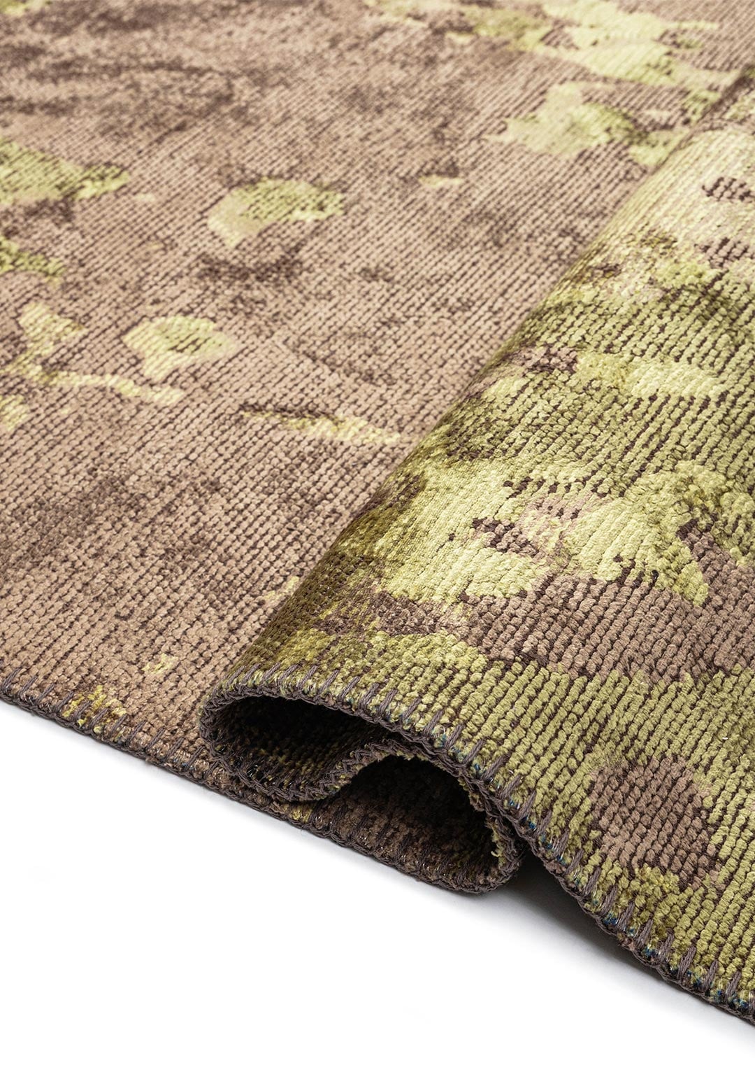Flash Green - Mink Rug