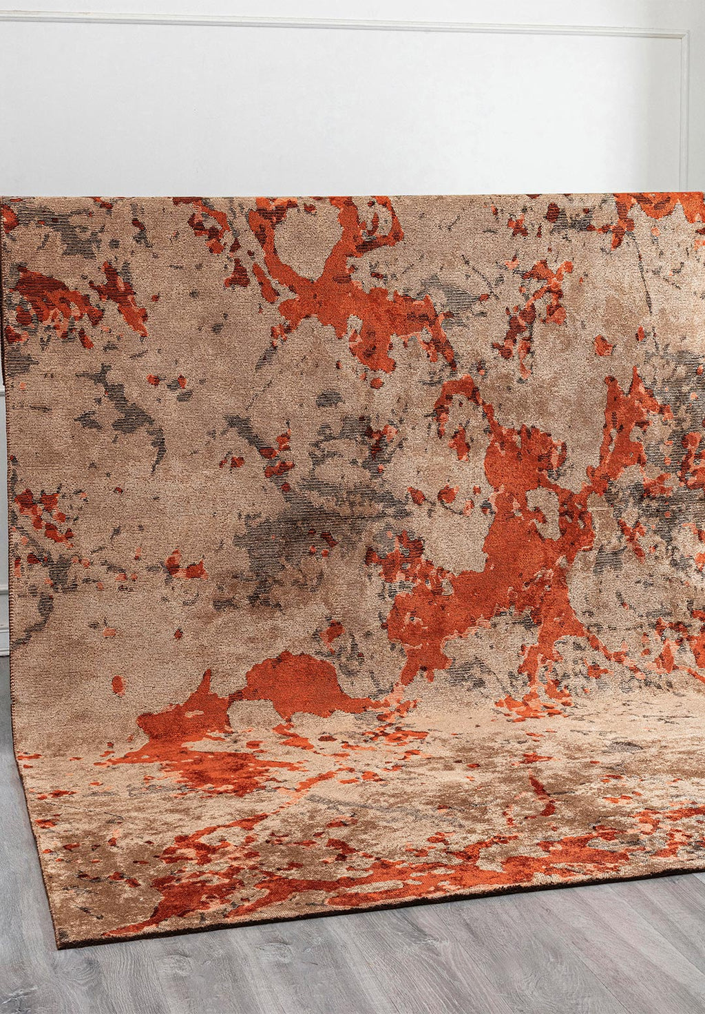 Flash Rust - Dark Beige Rug