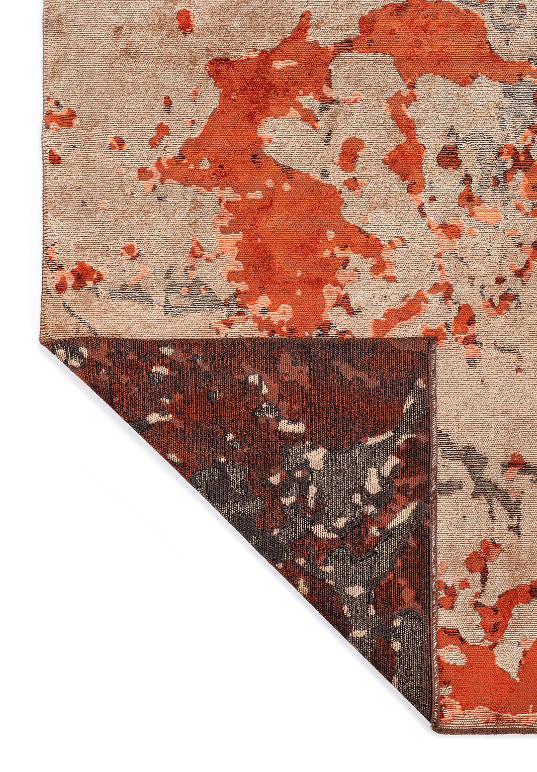 Flash Rust - Dark Beige Rug