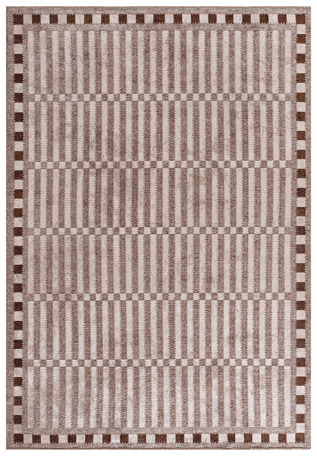 Rytmo Stone - Dark Brown Rug