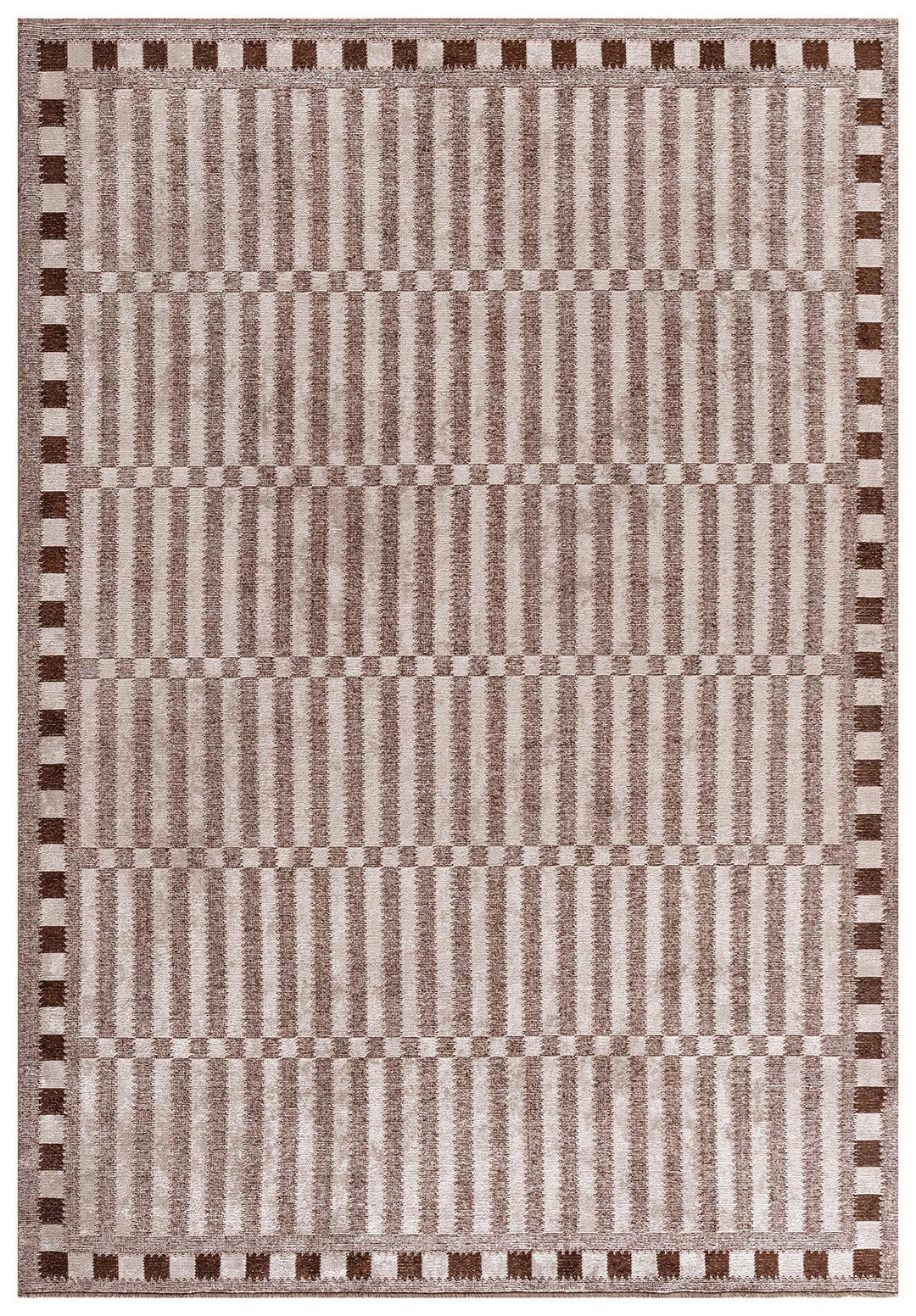 Rytmo Stone - Dark Brown Rug