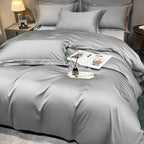 Neo Light Grey Silky Egyptian Cotton Bedding Set