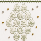 🧵Beginner-Friendly DIY Heirloom Oval Embroidery Ornament Kit Collection | Complete Kit with All Tools & Step-by-Step Guide Included 💕