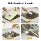 6-in-1 Rotatable Dish Brush with Detergent Dispenser