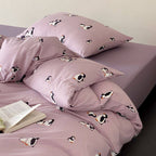 Penguin Party Dots Bedding Set