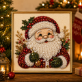 🧘Relaxing & Beginner-Friendly - 🎨💎DIY Christmas Pearl Diamond Painting Art Kit With Frame