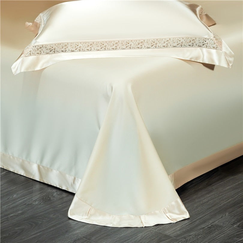 Willa Gold Modern Egyptian Cotton Satin Bedding Set