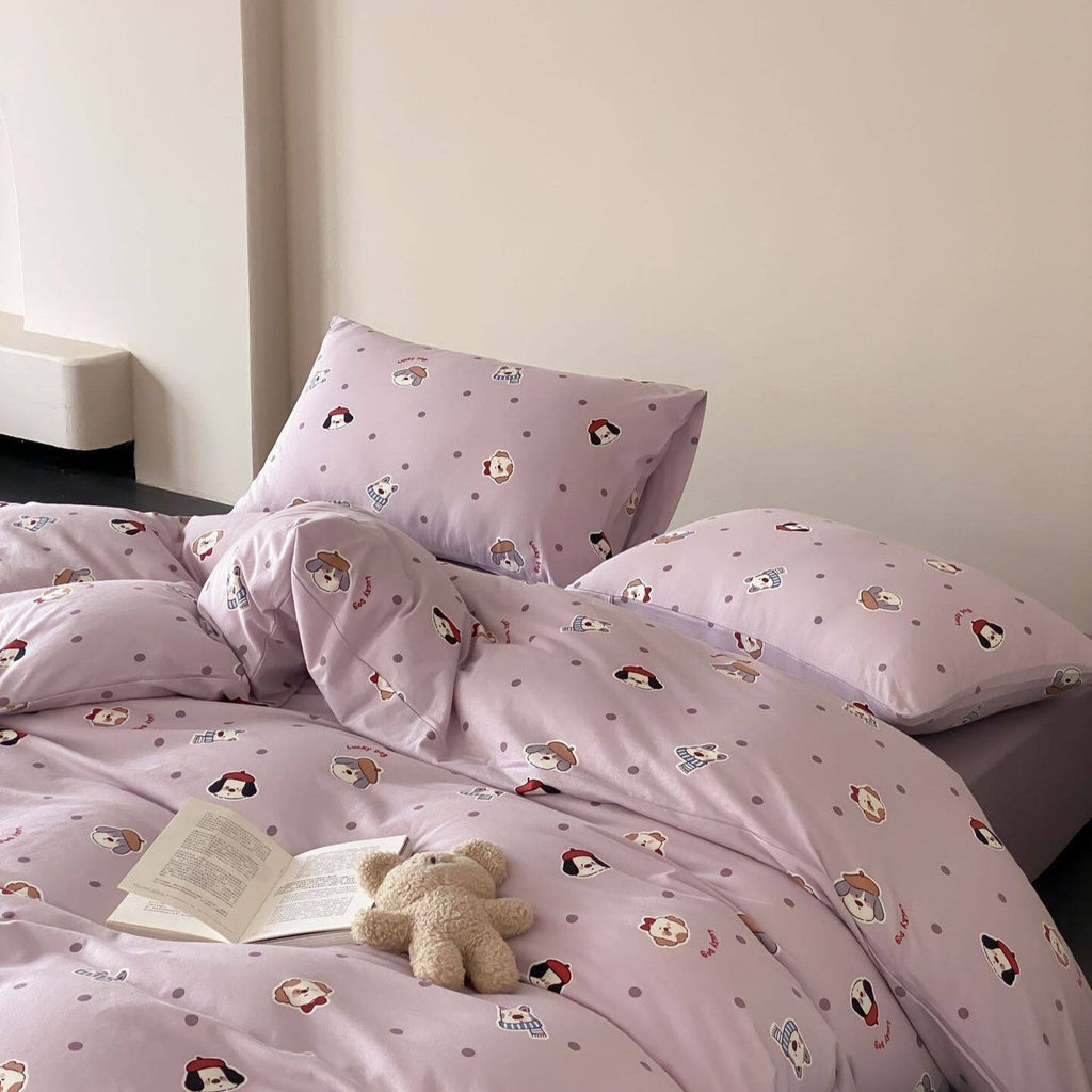 Lucky Dog Dots Bedding Set