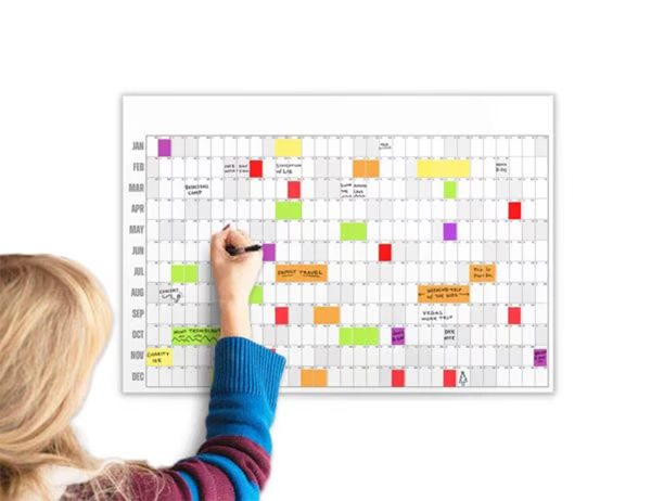 📅2026 Wall Calendar - Flexible Dry-Erase Material ✍️Design Your Amazing Year!🏃