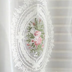Bow & Lace Cabinet Curtain