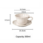 French Street Ceramic Tea Cup Set