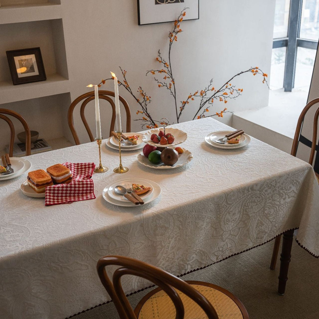 French Paisley Tablecloth