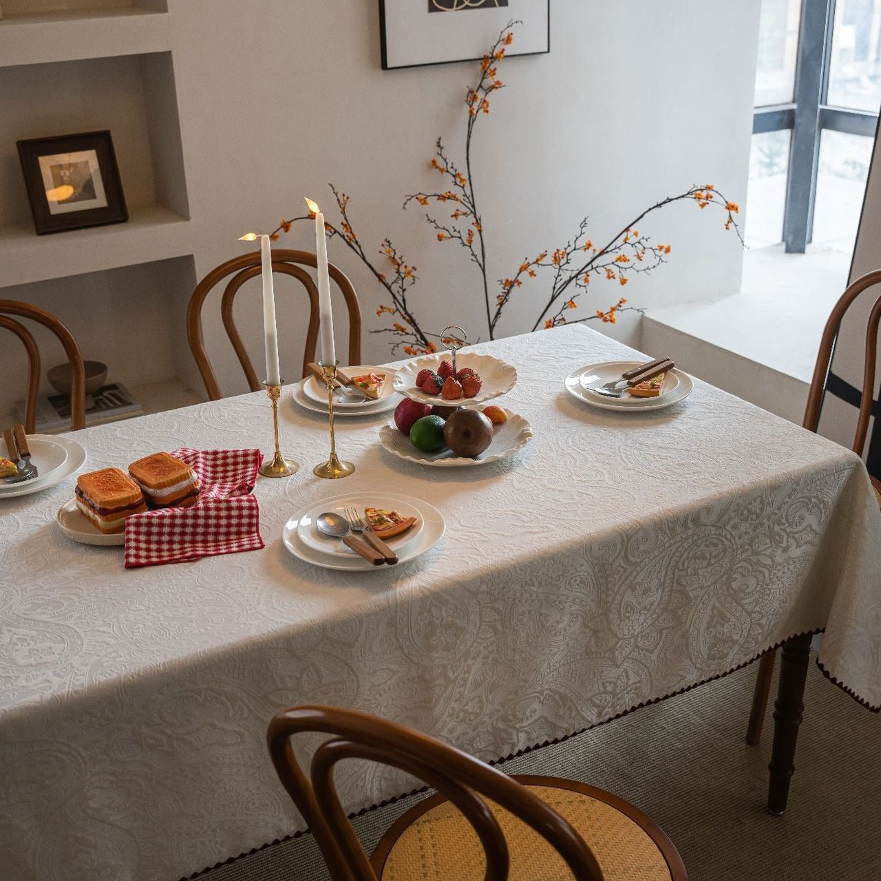 French Paisley Tablecloth