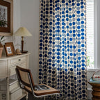 Blue Bubble Curtain