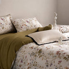 Evren Floral Egyptian Cotton Bedding Set