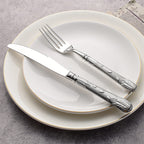 Eternal Grace Ornate Luxury Stainless Steel Cutlery Set
