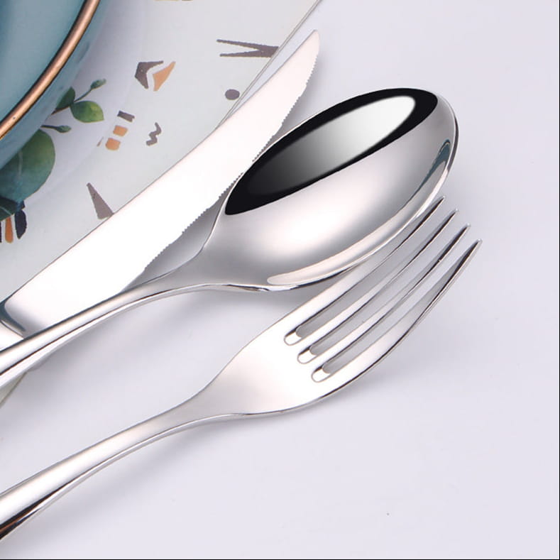 Marissa Silver Luxury Stainless Steel Cutlery Set