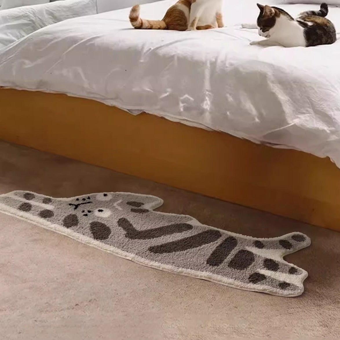Stretchy Tabby Rug