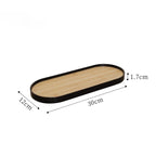 Bamboo Oval Tray Set