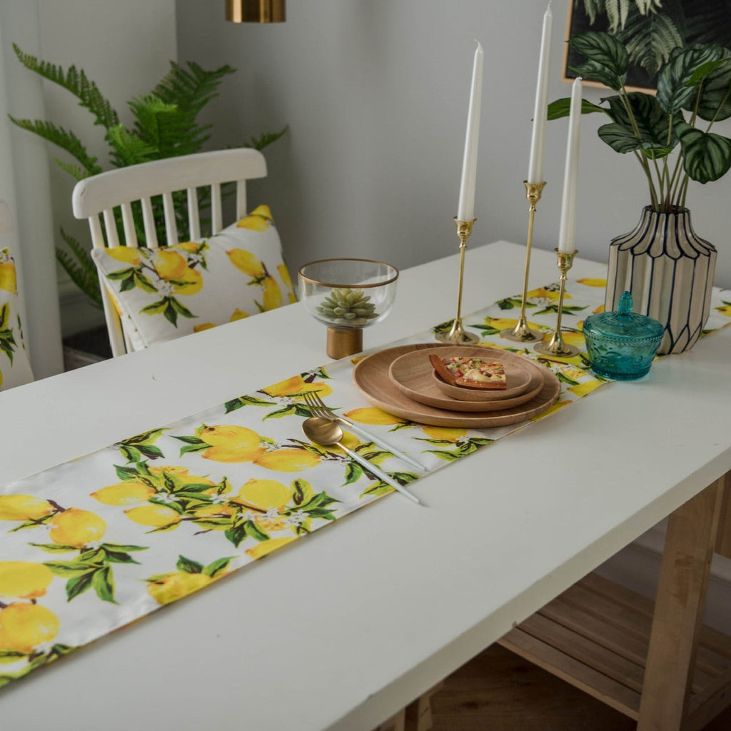 Sicilian Lemon Table Runner