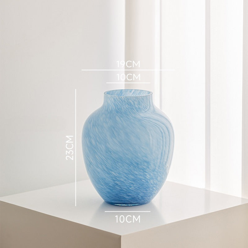 Water Colour Glass Vase