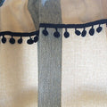 Calm Striped Cabinet Curtain - FINAL SALE