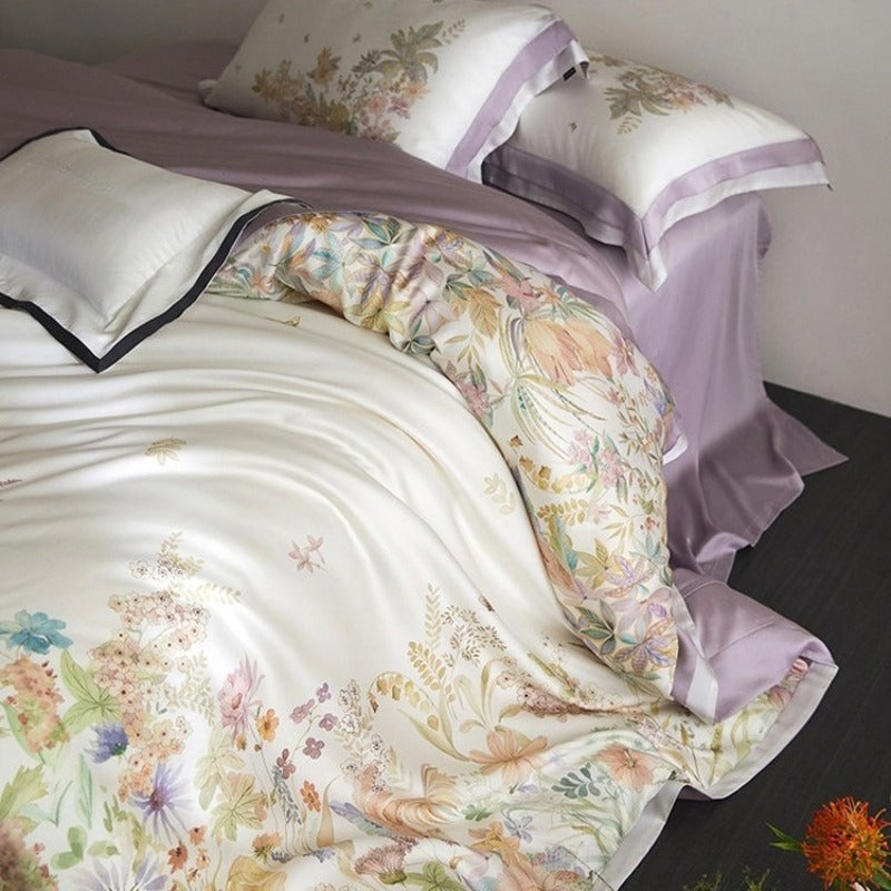 Lavender Blooms Lyocell Bedding Set