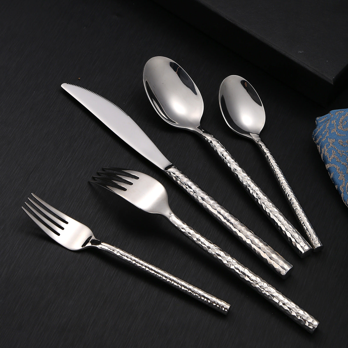 Elle Silver Luxury Stainless Steel Cutlery Set
