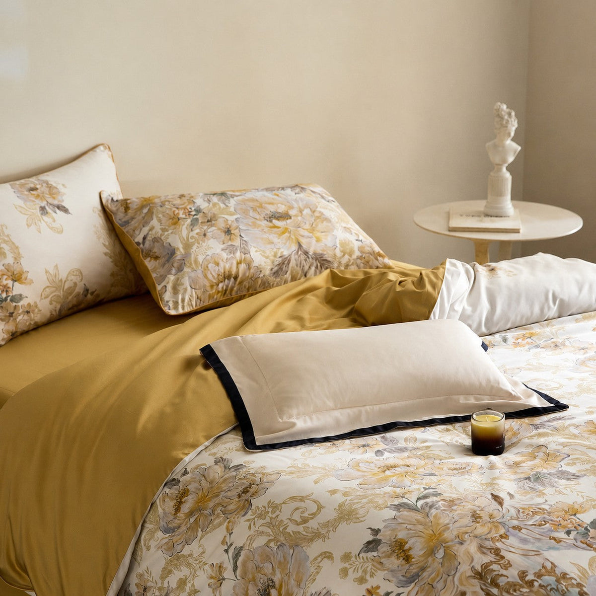 Veloria Floral Egyptian Cotton Bedding Set