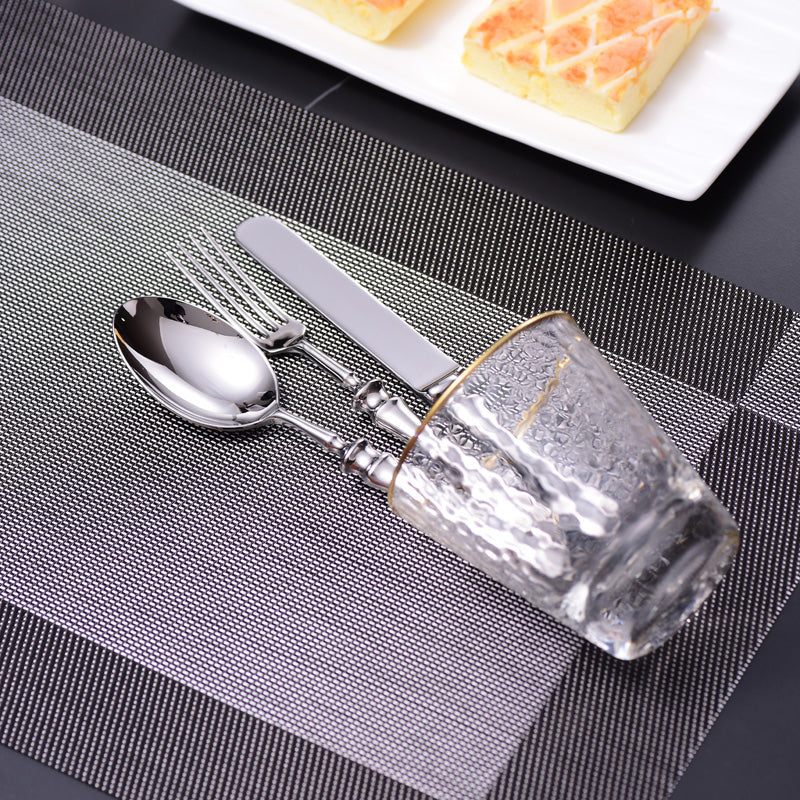 Leona Silver Luxury Stainless Steel Cutlery Set