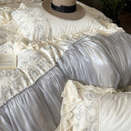 Blue Butterfly Bedding Set