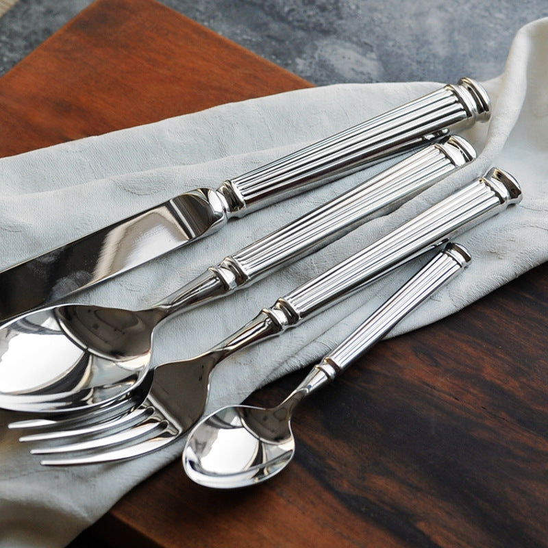 Emilia Roman Fluted Luxury Stainless Steel Cutlery Set