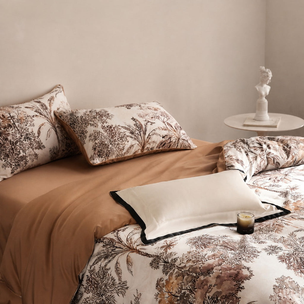 Savona Sunlit Canopy Botanical Egyptian Cotton Bedding Set
