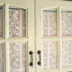 Daisy Lace Cabinet Curtain