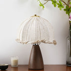 Linen Pleat Glow Lamp