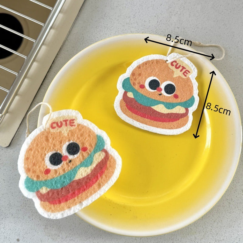 Fast Food Dish Sponge Set