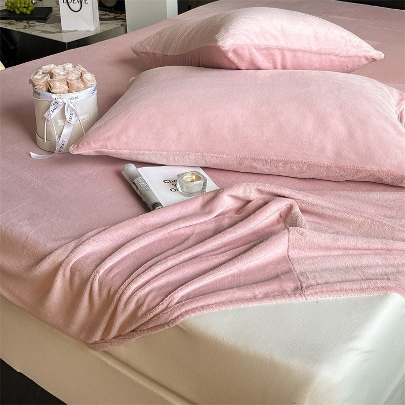 Warm Winter Fleece Fitted Sheet