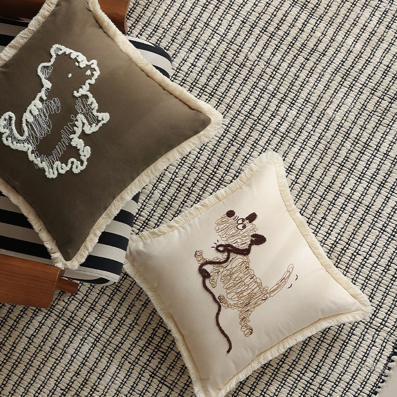 Sketchy Pup Cushion