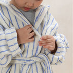 Coastal Striped Kid Bathrobe