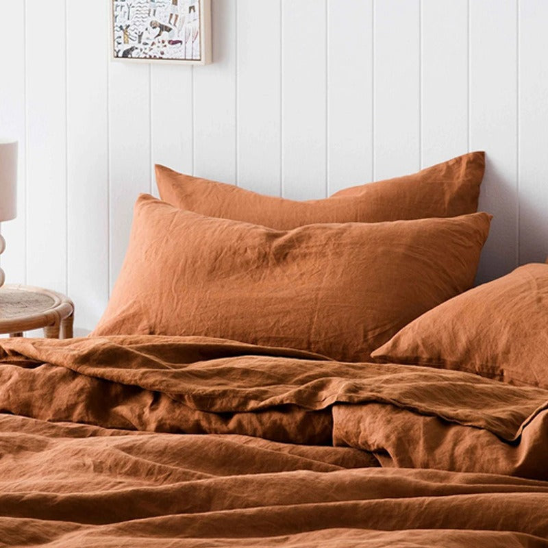 Summer Breeze Linen Pillowcases