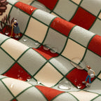 Pinecone Checkerboard Tablecloth