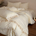 Cream Lace Siesta Bedding Set