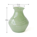 Green Zen Glass Vase