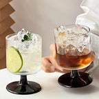 Stockholm Black Wine Glass Set