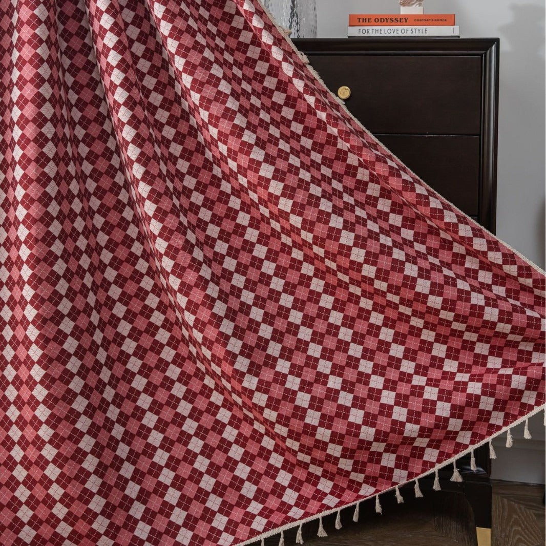 Disco Diamond Tassel Curtain