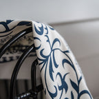 Santorini Blue Stripe Curtain
