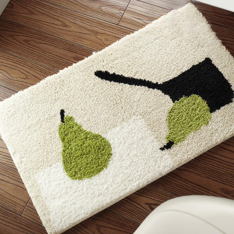 Green Pear Bath Mat
